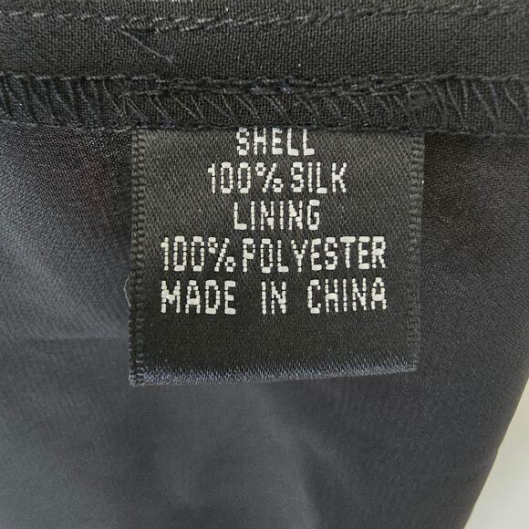 Adrianna Papel Silk Halter Dress Paisley Chiffon Fit Flare Lined Size 14 - Picture 11 of 12